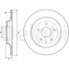 Bremsscheibe Hinterachse DELPHI BG4567C Bild Bremsscheibe Hinterachse DELPHI BG4567C