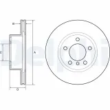 Bremsscheibe DELPHI BG4645C