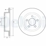 Bremsscheibe DELPHI BG4648