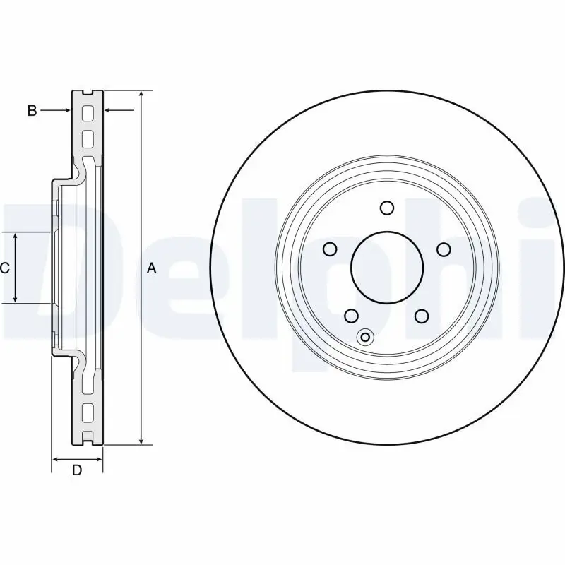 Bremsscheibe DELPHI BG4660