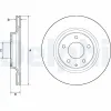 Bremsscheibe DELPHI BG4693C