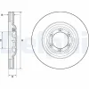 Bremsscheibe DELPHI BG4697C