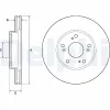 Bremsscheibe Vorderachse DELPHI BG4741C