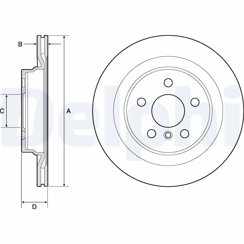 Bremsscheibe DELPHI BG4778C