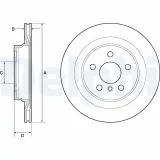 Bremsscheibe DELPHI BG4778C