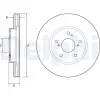 Bremsscheibe Vorderachse DELPHI BG4785C Bild Bremsscheibe Vorderachse DELPHI BG4785C