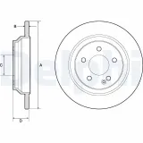 Bremsscheibe DELPHI BG4811C