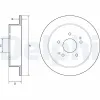 Bremsscheibe Hinterachse DELPHI BG4940C Bild Bremsscheibe Hinterachse DELPHI BG4940C