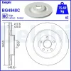 Bremsscheibe Hinterachse DELPHI BG4948C Bild Bremsscheibe Hinterachse DELPHI BG4948C