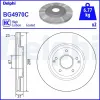 Bremsscheibe Vorderachse DELPHI BG4970C Bild Bremsscheibe Vorderachse DELPHI BG4970C