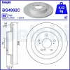 Bremsscheibe Hinterachse DELPHI BG4992C Bild Bremsscheibe Hinterachse DELPHI BG4992C