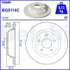 Bremsscheibe Hinterachse DELPHI BG5114C Bild Bremsscheibe Hinterachse DELPHI BG5114C