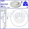 Bremsscheibe Vorderachse DELPHI BG5143C Bild Bremsscheibe Vorderachse DELPHI BG5143C
