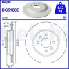 Bremsscheibe Hinterachse DELPHI BG5168C Bild Bremsscheibe Hinterachse DELPHI BG5168C