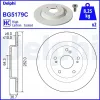 Bremsscheibe Hinterachse DELPHI BG5179C Bild Bremsscheibe Hinterachse DELPHI BG5179C