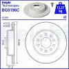 Bremsscheibe Hinterachse DELPHI BG5196C Bild Bremsscheibe Hinterachse DELPHI BG5196C