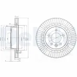 Bremsscheibe DELPHI BG9006C