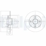 Bremsscheibe DELPHI BG9022RSC