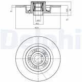 Bremsscheibe DELPHI BG9026RS