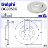 Bremsscheibe DELPHI BG9050C
