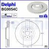 Bremsscheibe Vorderachse DELPHI BG9054C Bild Bremsscheibe Vorderachse DELPHI BG9054C