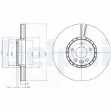 Bremsscheibe DELPHI BG9085