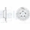 Bremsscheibe DELPHI BG9097C