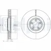 Bremsscheibe DELPHI BG9102C