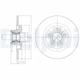 Bremsscheibe DELPHI BG9113RSC