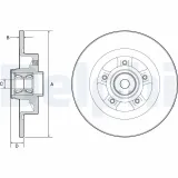 Bremsscheibe DELPHI BG9115RS