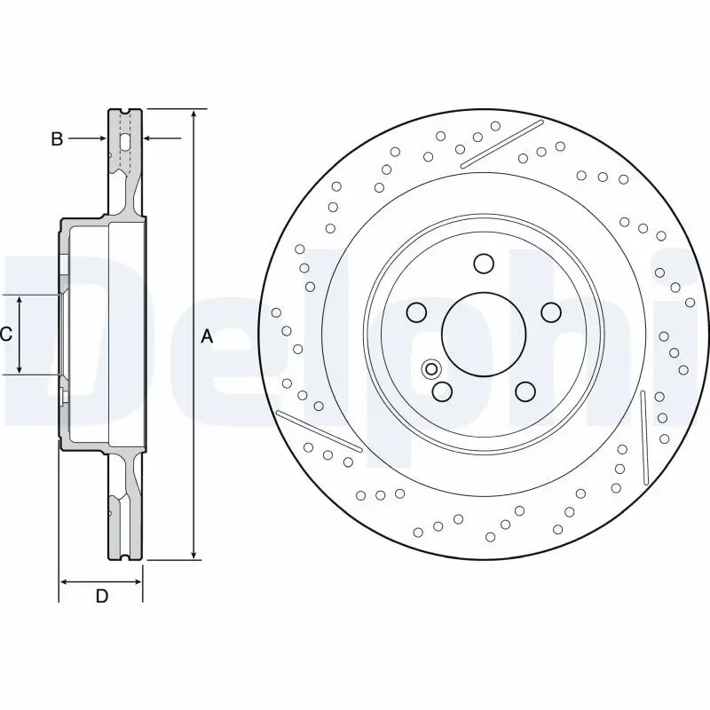 Bremsscheibe DELPHI BG9118C