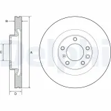 Bremsscheibe DELPHI BG9119C