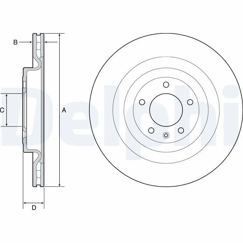 Bremsscheibe DELPHI BG9126C