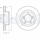 Bremsscheibe DELPHI BG9131