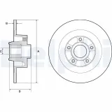 Bremsscheibe DELPHI BG9135RS