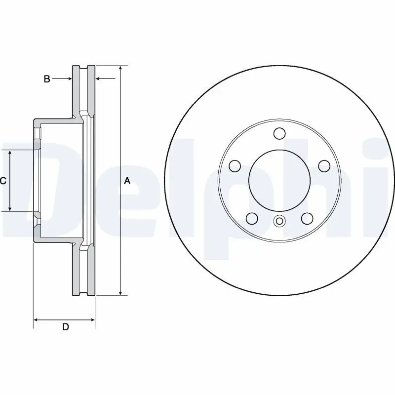 Bremsscheibe DELPHI BG9145C