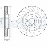 Bremsscheibe Vorderachse DELPHI BG9149C