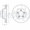 Bremsscheibe DELPHI BG9165C Bild Bremsscheibe DELPHI BG9165C