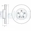 Bremsscheibe Vorderachse DELPHI BG9168C Bild Bremsscheibe Vorderachse DELPHI BG9168C