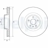 Bremsscheibe Vorderachse DELPHI BG9173C