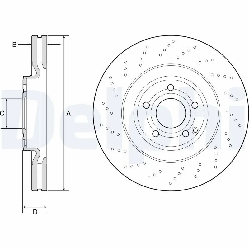 Bremsscheibe DELPHI BG9192C