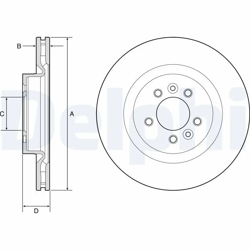 Bremsscheibe DELPHI BG9204C