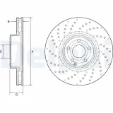 Bremsscheibe DELPHI BG9216C