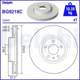 Bremsscheibe DELPHI BG9218C