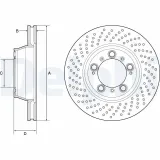 Bremsscheibe DELPHI BG9225C