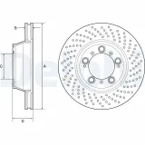 Bremsscheibe DELPHI BG9226C