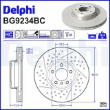 Bremsscheibe DELPHI BG9234BC
