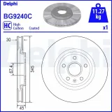 Bremsscheibe DELPHI BG9240C