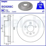 Bremsscheibe DELPHI BG9266C