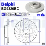 Bremsscheibe DELPHI BG9320BC